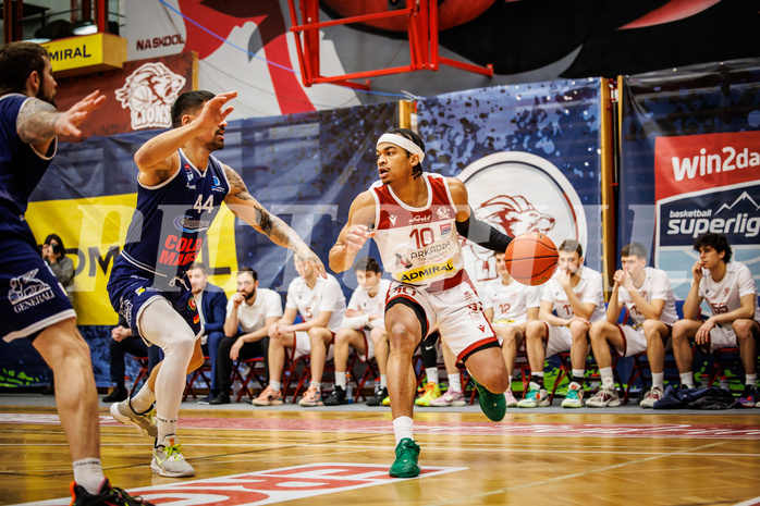 Basketball, win2day Basketball Superliga 2022/23, Grunddurchgang 19.Runde, Traiskirchen Lions, BBC Nord Dragonz, Evan Taylor (10)