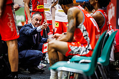 Basketball, Win2Day Superliga 2023/24, Grunddurchgang 5.Runde, Vienna Timberwolves, Traiskirchen Lions, Radomir Mijanovic (Head Coach)
