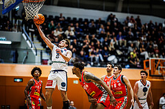 Basketball, Win2Day Superliga 2023/24, Grunddurchgang 5.Runde, Vienna Timberwolves, Traiskirchen Lions, Elias Wlasak (8)