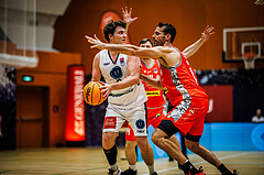 Basketball, Win2Day Superliga 2023/24, Grunddurchgang 5.Runde, Vienna Timberwolves, Traiskirchen Lions, Philipp D'Angelo (9)