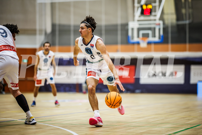 Basketball, Win2Day Superliga 2023/24, Grunddurchgang 5.Runde, Vienna Timberwolves, Traiskirchen Lions, Armin Karian (0)