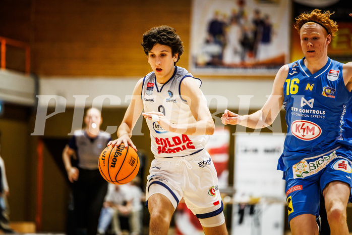 Basketball, win2day Basketball Superliga 2023/224, Grunddurchgang Runde 5, BBC Nord Dragonz, SKN St. Pölten, Konstantin Sauer (9)