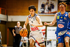 Basketball, win2day Basketball Superliga 2023/224, Grunddurchgang Runde 5, BBC Nord Dragonz, SKN St. Pölten, Konstantin Sauer (9)