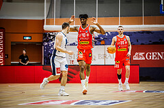 Basketball, Win2Day Superliga 2023/24, Grunddurchgang 5.Runde, Vienna Timberwolves, Traiskirchen Lions, Jaquan Lawrence (40)
