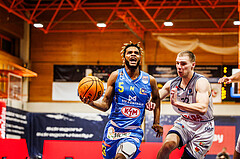 Basketball, win2day Basketball Superliga 2023/224, Grunddurchgang Runde 5, BBC Nord Dragonz, SKN St. Pölten, Michael Anthony Randolph Jr. (5)