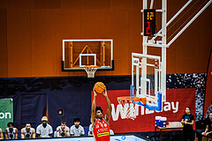 Basketball, Win2Day Superliga 2023/24, Grunddurchgang 5.Runde, Vienna Timberwolves, Traiskirchen Lions, Demarcus Demonia (4)