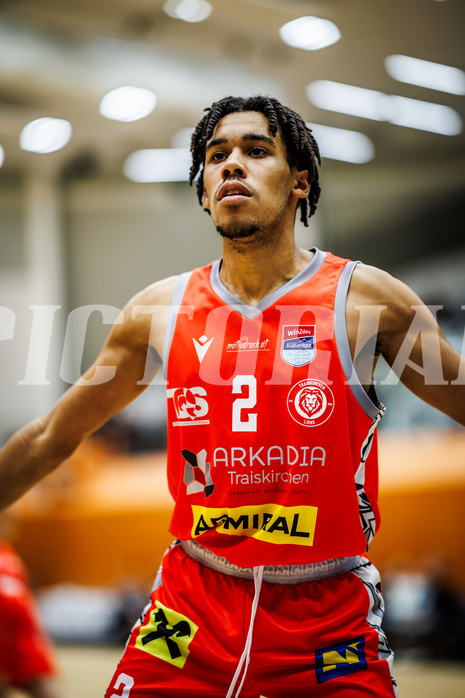 Basketball, Win2Day Superliga 2023/24, Grunddurchgang 5.Runde, Vienna Timberwolves, Traiskirchen Lions, Obinna Anthony Ndukwe (2)