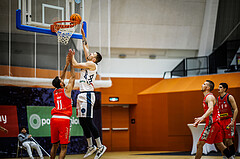 Basketball, Win2Day Superliga 2023/24, Grunddurchgang 5.Runde, Vienna Timberwolves, Traiskirchen Lions, Ziga Fifolt (13)