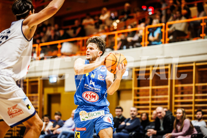 Basketball, win2day Basketball Superliga 2023/224, Grunddurchgang Runde 5, BBC Nord Dragonz, SKN St. Pölten, Felix Angerbauer (4)
