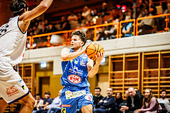 Basketball, win2day Basketball Superliga 2023/224, Grunddurchgang Runde 5, BBC Nord Dragonz, SKN St. Pölten, Felix Angerbauer (4)