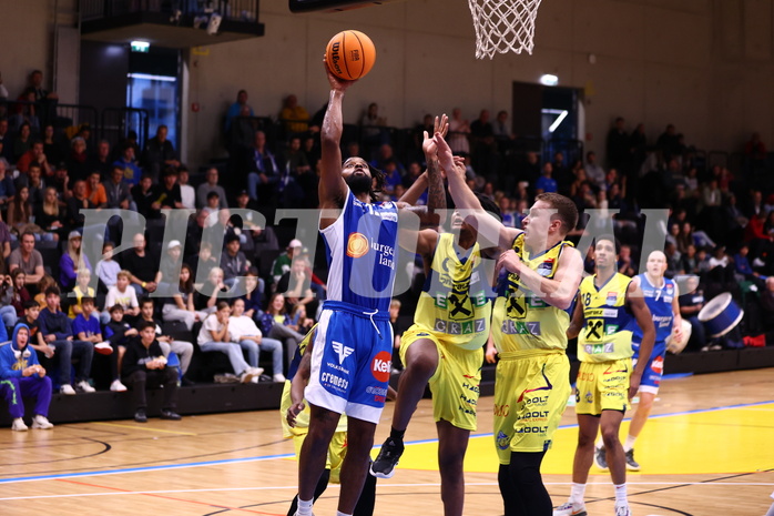 01.11.2023, Graz, Raiffeisen Sportpark Graz, Basketball Superliga 2023/24, Grunddurchgang, Runde 5, UBSC Raiffeisen Graz vs. Unger Steel Gunners Oberwart 