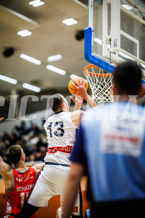 Basketball, Win2Day Superliga 2023/24, Grunddurchgang 5.Runde, Vienna Timberwolves, Traiskirchen Lions, Ziga Fifolt (13)