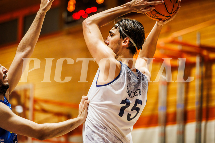 Basketball, win2day Basketball Superliga 2023/224, Grunddurchgang Runde 5, BBC Nord Dragonz, SKN St. Pölten, Mario Spaleta (15)