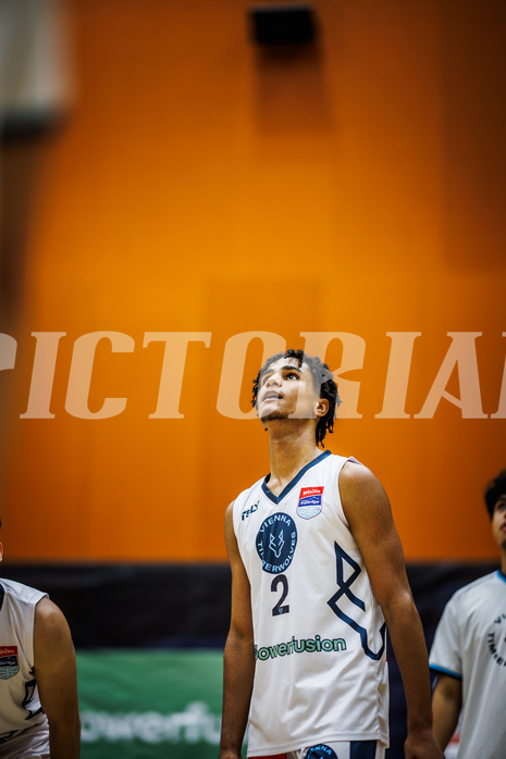 Basketball, Win2Day Superliga 2023/24, Grunddurchgang 5.Runde, Vienna Timberwolves, Traiskirchen Lions, Jamie Ikem Onyemaechi (2)