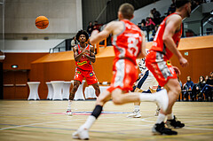 Basketball, Win2Day Superliga 2023/24, Grunddurchgang 5.Runde, Vienna Timberwolves, Traiskirchen Lions, Demarcus Demonia (4)