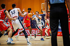 Basketball, Win2Day Superliga 2023/24, Grunddurchgang 5.Runde, Vienna Timberwolves, Traiskirchen Lions, Oscar Schmit (36)