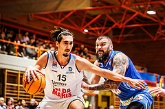 Basketball, win2day Basketball Superliga 2023/224, Grunddurchgang Runde 5, BBC Nord Dragonz, SKN St. Pölten, Mario Spaleta (15)