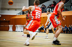 Basketball, Win2Day Superliga 2023/24, Grunddurchgang 5.Runde, Vienna Timberwolves, Traiskirchen Lions, Demarcus Demonia (4)