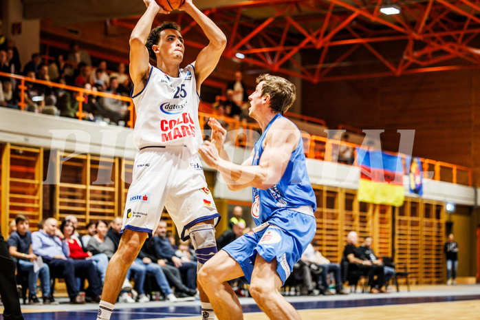 Basketball, win2day Basketball Superliga 2023/224, Grunddurchgang Runde 5, BBC Nord Dragonz, SKN St. Pölten, Lukas Hahn (25)