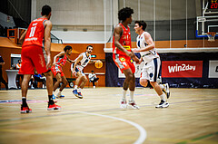 Basketball, Win2Day Superliga 2023/24, Grunddurchgang 5.Runde, Vienna Timberwolves, Traiskirchen Lions, Oscar Schmit (36)