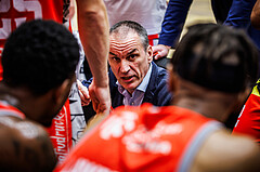 Basketball, Win2Day Superliga 2023/24, Grunddurchgang 5.Runde, Vienna Timberwolves, Traiskirchen Lions, Radomir Mijanovic (Head Coach)
