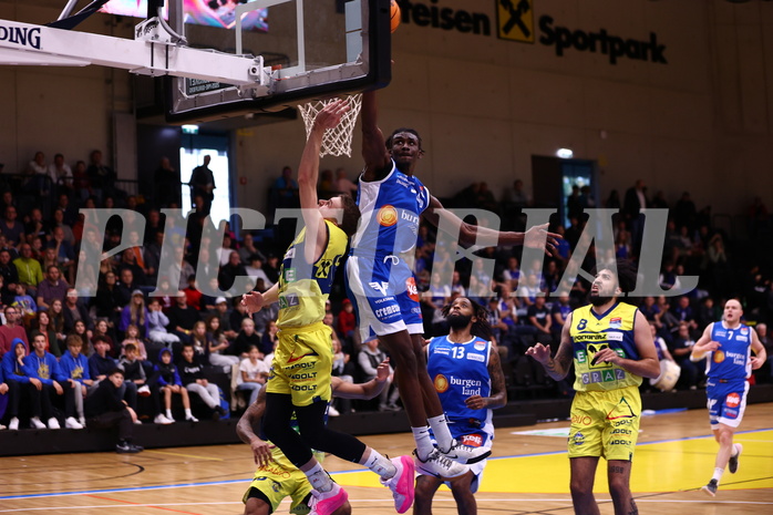 01.11.2023, Graz, Raiffeisen Sportpark Graz, Basketball Superliga 2023/24, Grunddurchgang, Runde 5, UBSC Raiffeisen Graz vs. Unger Steel Gunners Oberwart 