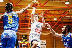Basketball, win2day Basketball Superliga 2023/224, Grunddurchgang Runde 5, BBC Nord Dragonz, SKN St. Pölten, Valentin Pasterk (6)