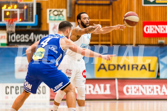 Basketball, ABL 2017/18, Grunddurchgang 13.Runde, Oberwart Gunners, Gmunden Swans, Louis Dabney Jr. (5)