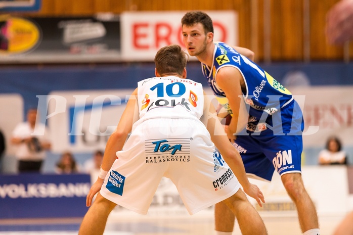 Basketball, ABL 2017/18, Grunddurchgang 13.Runde, Oberwart Gunners, Gmunden Swans, Matthias Linortner (12)