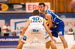 Basketball, ABL 2017/18, Grunddurchgang 13.Runde, Oberwart Gunners, Gmunden Swans, Matthias Linortner (12)