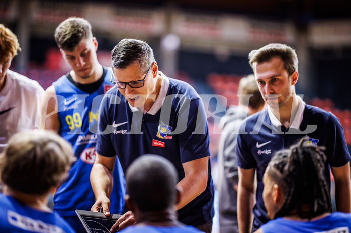 Basketball, Win2Day Superliga 2024/25, 5. Qualifikationsrunde, BC Vienna, SKN St. Pölten, Andreas Worenz (Head Coach)