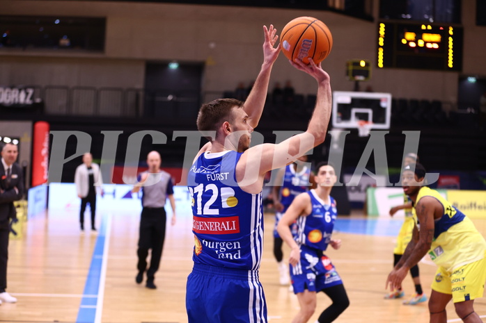 21.03.2025, Graz, Raiffeisen Sportpark Graz, Basketball Superliga 2024/25, 5. Platzierungsrunde, UBSC Graz - Oberwart Gunners