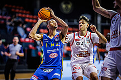 Basketball, Win2Day Superliga 2024/25, 5. Qualifikationsrunde, BC Vienna, SKN St. Pölten, Philip Konate (1), Aron Stazic (21)