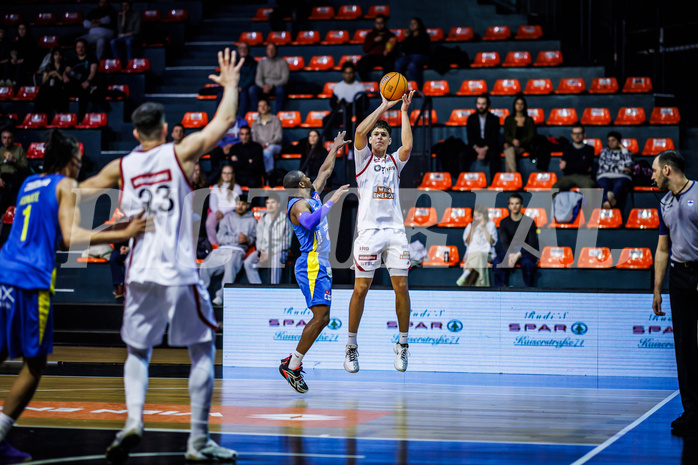 Basketball, Win2Day Superliga 2024/25, 5. Qualifikationsrunde, BC Vienna, SKN St. Pölten, Aron Stazic (21)