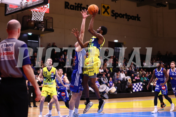 21.03.2025, Graz, Raiffeisen Sportpark Graz, Basketball Superliga 2024/25, 5. Platzierungsrunde, UBSC Graz - Oberwart Gunners