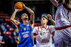 Basketball, Win2Day Superliga 2024/25, 5. Qualifikationsrunde, BC Vienna, SKN St. Pölten, Philip Konate (1), Aron Stazic (21)