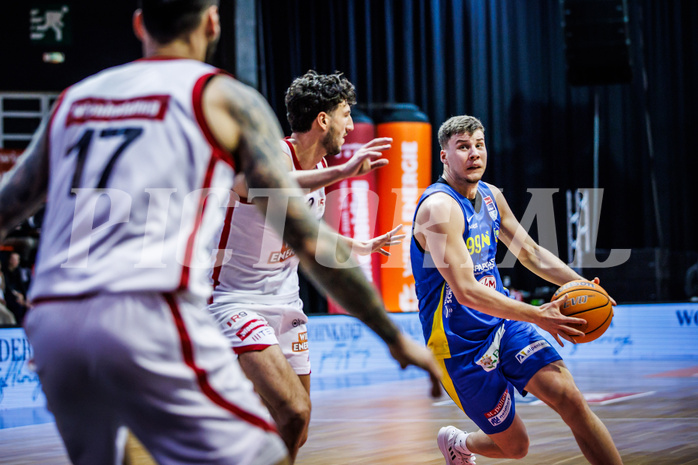 Basketball, Win2Day Superliga 2024/25, 5. Qualifikationsrunde, BC Vienna, SKN St. Pölten, Janis Tomaschek (99)