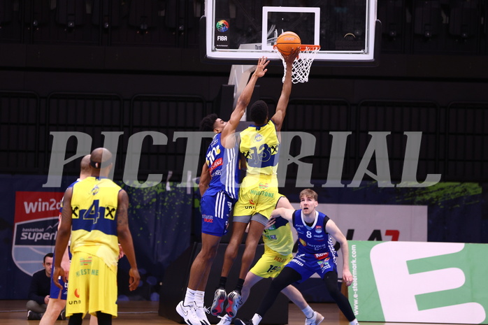 21.03.2025, Graz, Raiffeisen Sportpark Graz, Basketball Superliga 2024/25, 5. Platzierungsrunde, UBSC Graz - Oberwart Gunners
