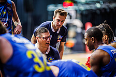 Basketball, Win2Day Superliga 2024/25, 5. Qualifikationsrunde, BC Vienna, SKN St. Pölten, Andreas Worenz (Head Coach)