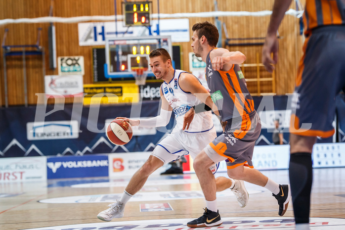 Basketball, Admiral Basketball Superliga 2019/20, Grunddurchgang 16.Runde, Oberwart Gunners, Klosterneuburg Dukes, Saimon Sutt (11)