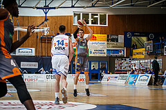 Basketball, Admiral Basketball Superliga 2019/20, Grunddurchgang 16.Runde, Oberwart Gunners, Klosterneuburg Dukes, Maximilian Hopfgartner (11)