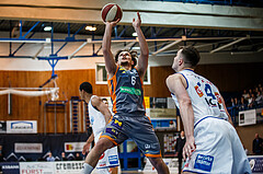 Basketball, Admiral Basketball Superliga 2019/20, Grunddurchgang 16.Runde, Oberwart Gunners, Klosterneuburg Dukes, Moritz Lanegger (6)
