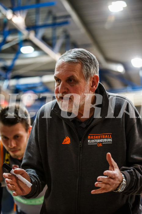 Basketball, Admiral Basketball Superliga 2019/20, Grunddurchgang 16.Runde, Oberwart Gunners, Klosterneuburg Dukes, Werner Sallomon (Head Coach)