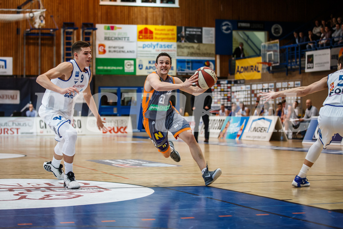Basketball, Admiral Basketball Superliga 2019/20, Grunddurchgang 16.Runde, Oberwart Gunners, Klosterneuburg Dukes, Benedikt Danek (20)