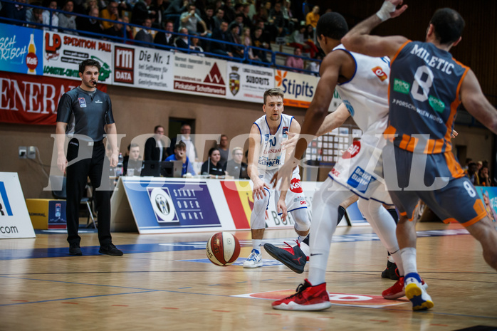 Basketball, Admiral Basketball Superliga 2019/20, Grunddurchgang 16.Runde, Oberwart Gunners, Klosterneuburg Dukes, Georg Wolf (10)