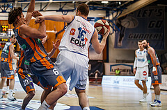 Basketball, Admiral Basketball Superliga 2019/20, Grunddurchgang 16.Runde, Oberwart Gunners, Klosterneuburg Dukes, Renato Poljak (16); Moritz Lanegger (6)