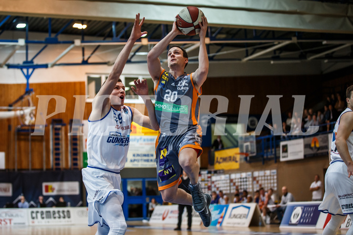 Basketball, Admiral Basketball Superliga 2019/20, Grunddurchgang 16.Runde, Oberwart Gunners, Klosterneuburg Dukes, Benedikt Danek (20)