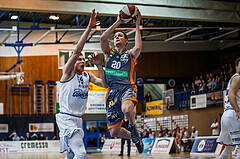 Basketball, Admiral Basketball Superliga 2019/20, Grunddurchgang 16.Runde, Oberwart Gunners, Klosterneuburg Dukes, Benedikt Danek (20)