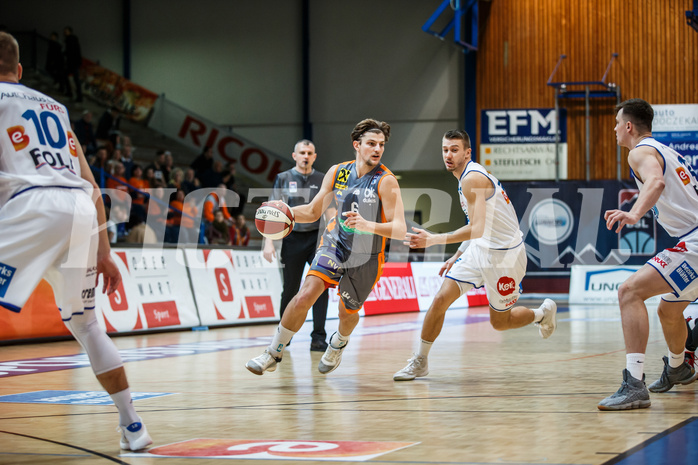 Basketball, Admiral Basketball Superliga 2019/20, Grunddurchgang 16.Runde, Oberwart Gunners, Klosterneuburg Dukes, Moritz Lanegger (6)