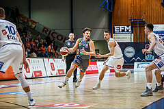 Basketball, Admiral Basketball Superliga 2019/20, Grunddurchgang 16.Runde, Oberwart Gunners, Klosterneuburg Dukes, Moritz Lanegger (6)